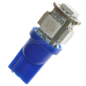 Lampade a LED Camion 24V W5W W21X95d 5050 SMD Blu