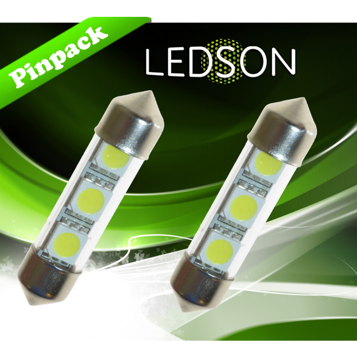 Ledson Ampoule Navette LED 36mm Blanc Xénon 6000K 24V