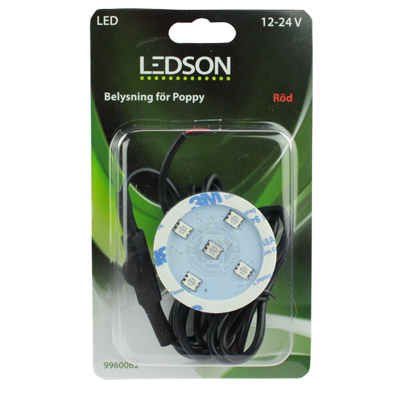 Ledson Poppy Led Rouge 10-40V 1,5m