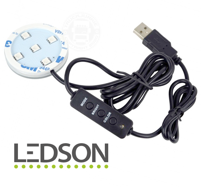 Ledson Poppy Led Profumatore d'Aria Illuminazione RGB 12-24V USB 1.5m