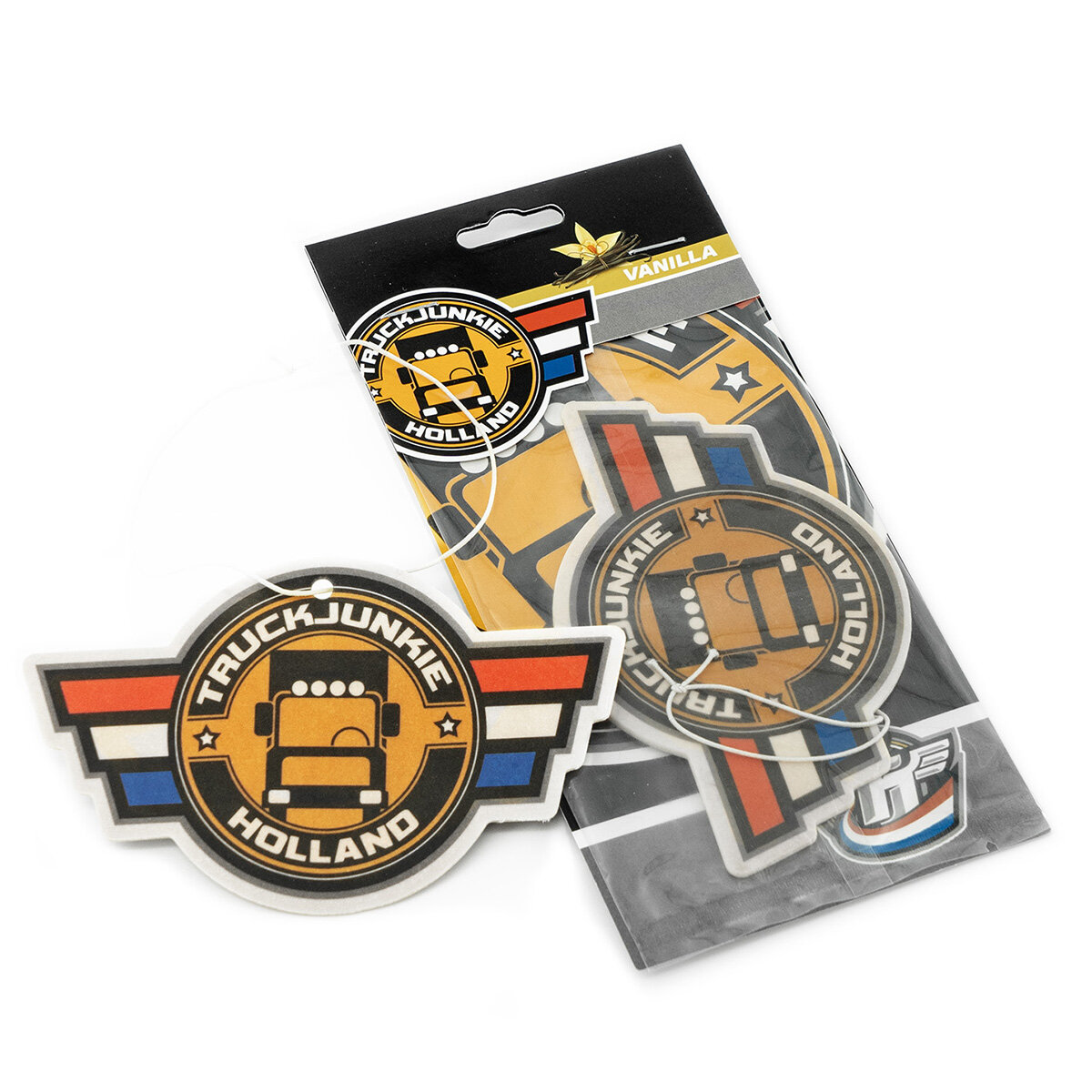 Désodorisant Vanille Truckjunkie Holland Logo