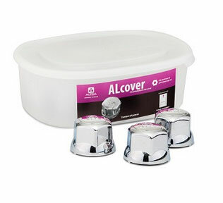 Écrous Allen en plastique chromé ALCOA Moercaps M22 32-33 mm