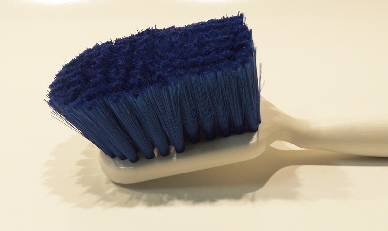 Brosse de lavage en polyester AWB1007 extra douce pour jantes en aluminium