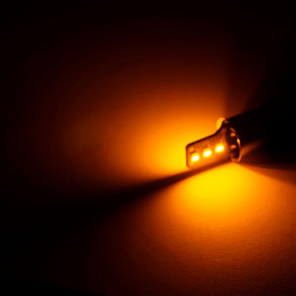 Lampada DUAL COLOR BA15s 6 LED 24V