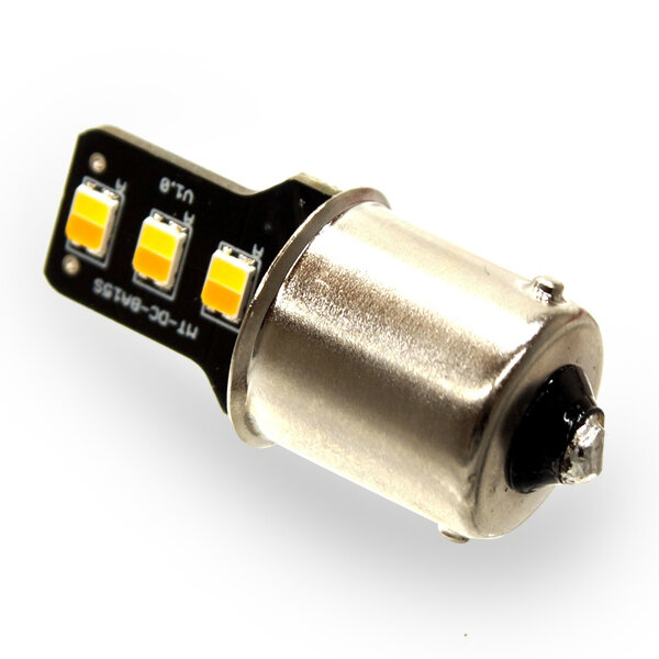 Lampada DUAL COLOR BA15s 6 LED 24V