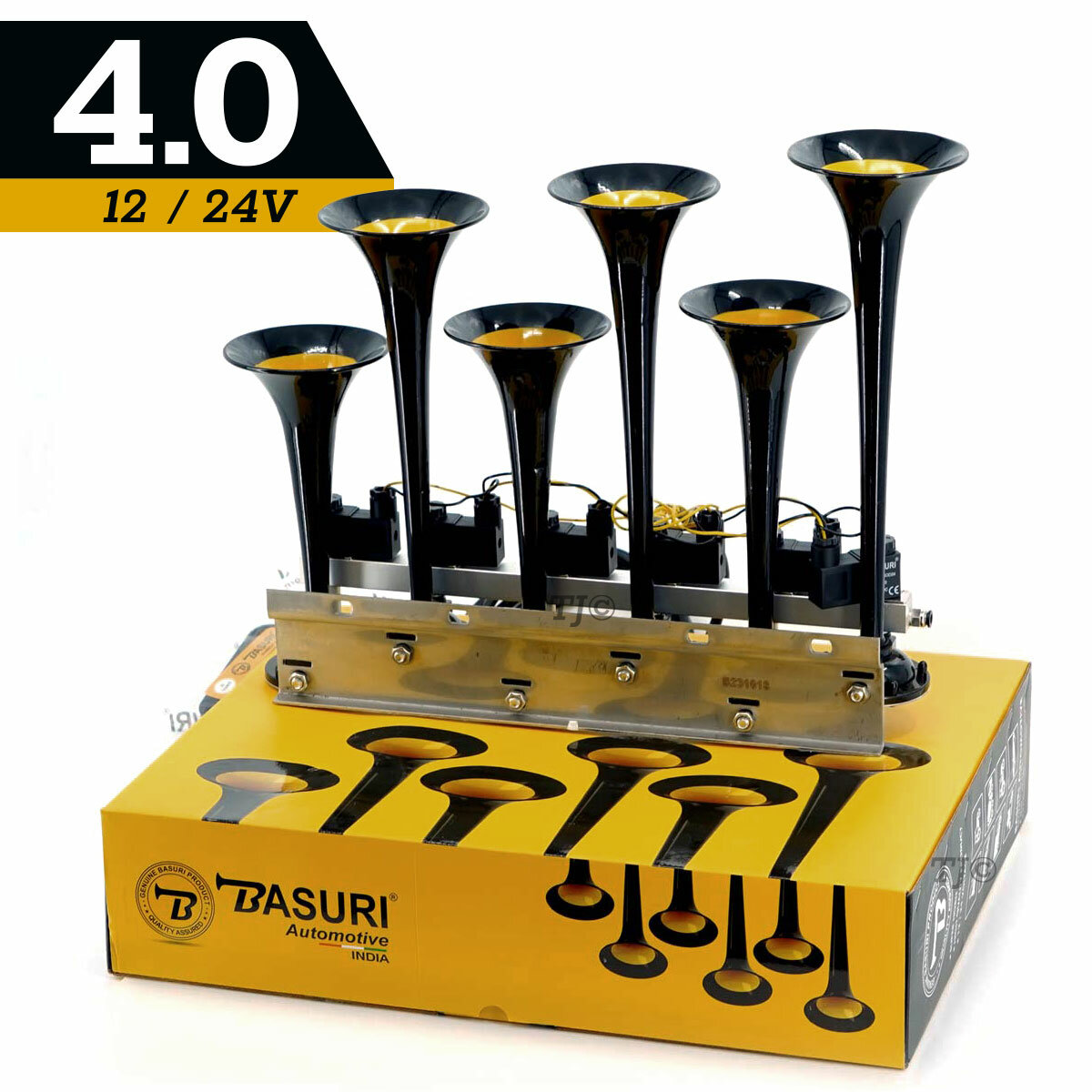 BASURI® Clacson Musicale 4.0 12/24V 22 Melodie