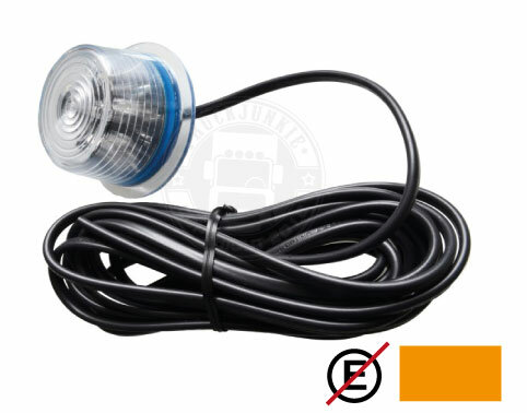 BLLOC Diode Orange 6 Stück 24V 0,96W Durchmesser 62mm Höhe 35mm Kabellänge 5m Keine E-Mark
