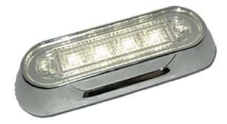 Cadre de Montage en Surface AEB pour Feu de Position Latéral Chrome