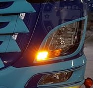 Projecteurs DRLD pour DAF XF 2017 avec LED blanches 8 LED CREE