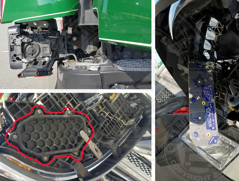 Kit di conversione Scania NGS fari alogeni bianco freddo a luce DRL arancione 2016+