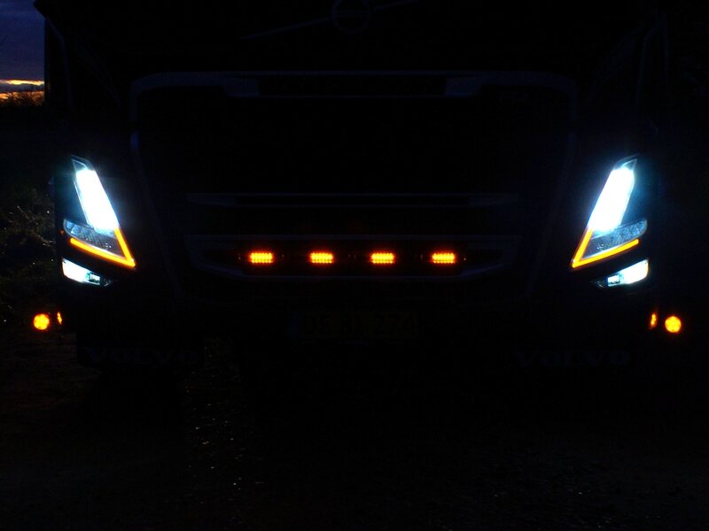 Ensemble de cartes de circuit imprimé à LED blanc chaud pour Volvo FH5 FM5 FH Aero à partir de 2021