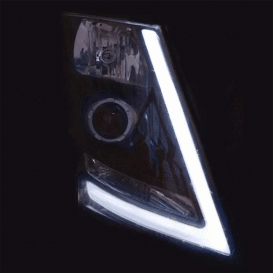 Ensemble de feux de jour à LED bicolores pour VOLVO FH4 ambre et blanc chaud 2000 lumens