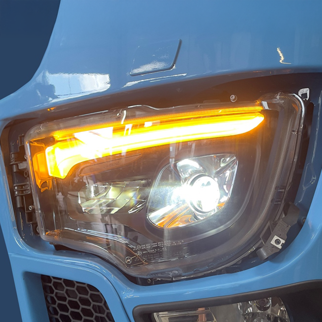 Kit de conversion LED Mercedes Feux de jour orange Arocs 2022+
