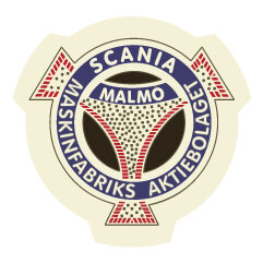 Adesivo Emblema Scania 15 Malmo