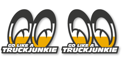 Autocollant Troll Camion Intérieur Fenêtre 121x93 mm