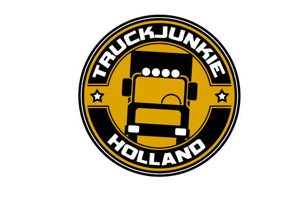 Autocollant Rond Truckjunkie Hollande 9cm