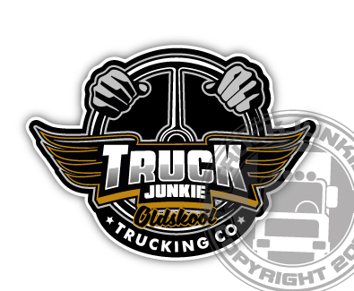 Truckjunkie Roues & Ailes 12x9 cm Garantie de tenue des couleurs 5 ans