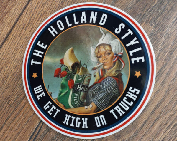 Hollandse Stijl Truck Sticker 11cm