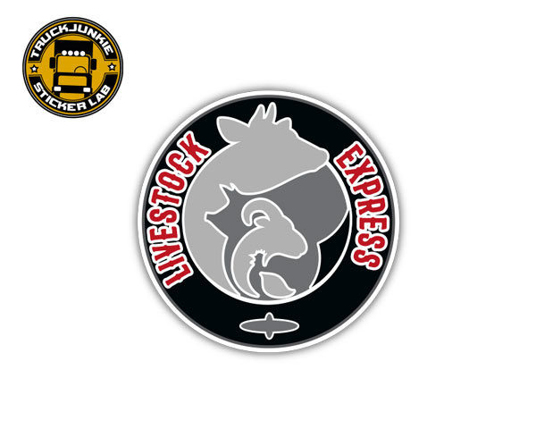 Autocollant Livestock Express 11cm