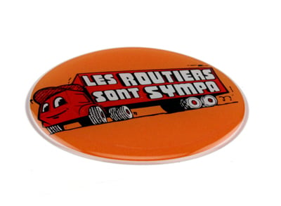 Sticker Les Routiers Sympa Impression 3D 7cm
