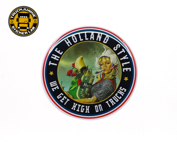 5 Jahre Aufkleber Ø7 cm Hochwertige Drucksticker Luxus 3D Verarbeitung Selbstklebend