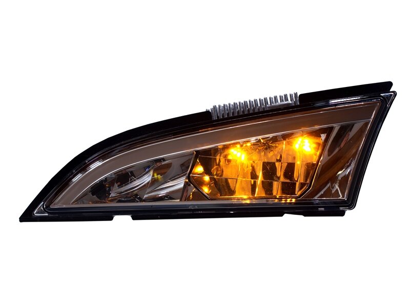 Projecteur de calandre Scania NG 2023+ Feu de position Blanc chaud Clignotant orange