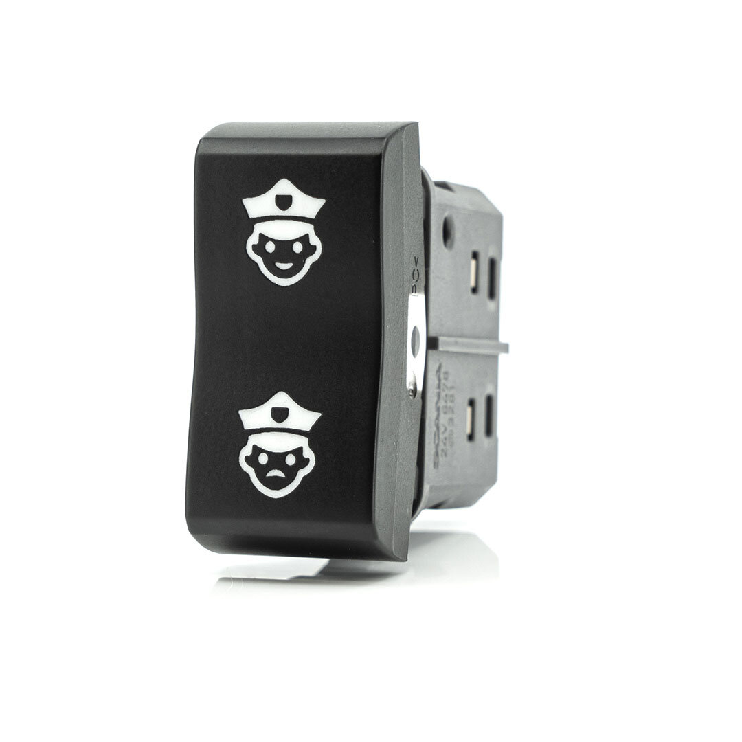Hot Fuzz Interruttore Scania Nextgen a 3 posizioni Con Illuminazione