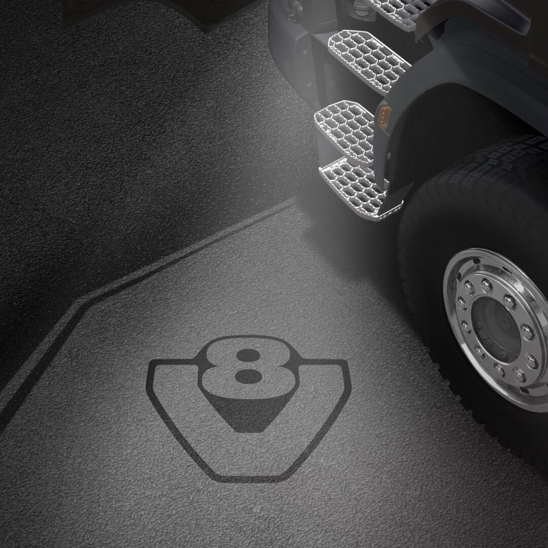 Éclairage de bienvenue Scania NextGen