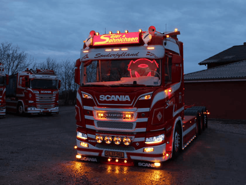 Feu de position de phare Scania blanc chaud à partir de 2016 30 LED