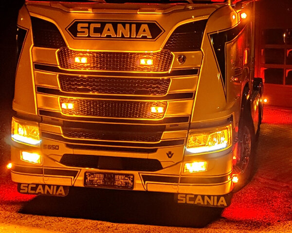 Feu de position de phare Scania blanc chaud à partir de 2016 30 LED