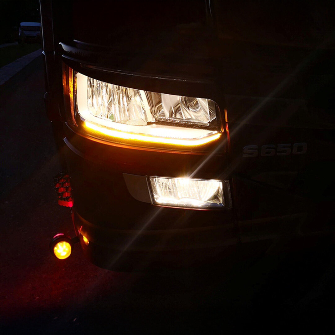 Feu de position de phare Scania blanc chaud à partir de 2016 30 LED