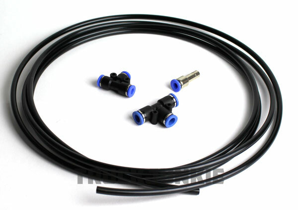 Set Tubo Aria 3 Metri 6mm Con Raccordo e T-Raccordi