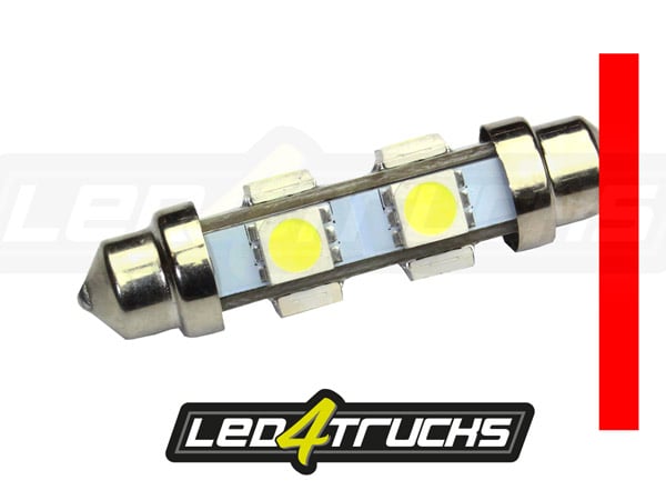 Diode 6x SMD Festoon 42mm 24-28V 1W