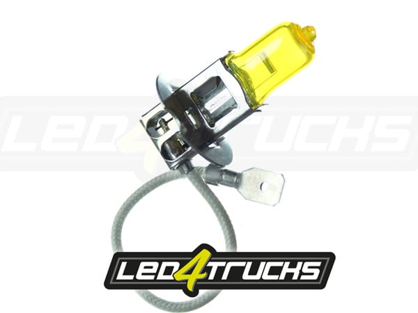 Lampe halogène Led4Trucks H3 Jaune 24V 70W