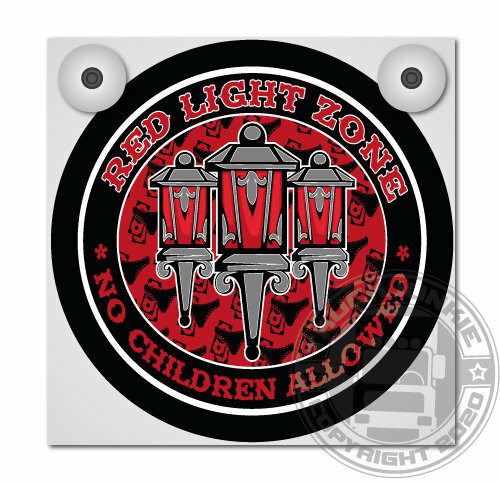 Red Light Zone enseigne lumineuse Deluxe Complète