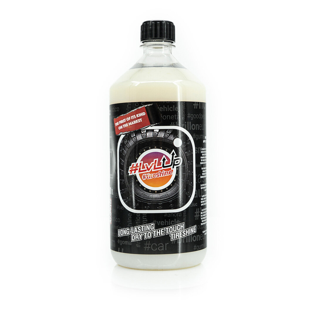Lvlup Noir Pneus 1000ml Soin Pneus Brillance Protection UV