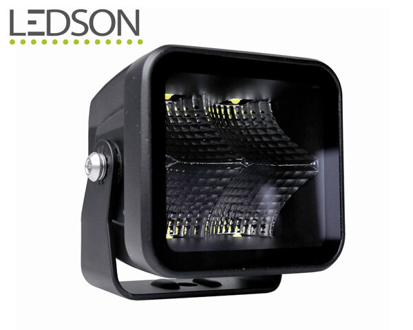 Ledson Vega F Compact Lampe de Travail LED 4800 Lumen 10W Osram Éclairage 90 Degrés IP68 IP69K