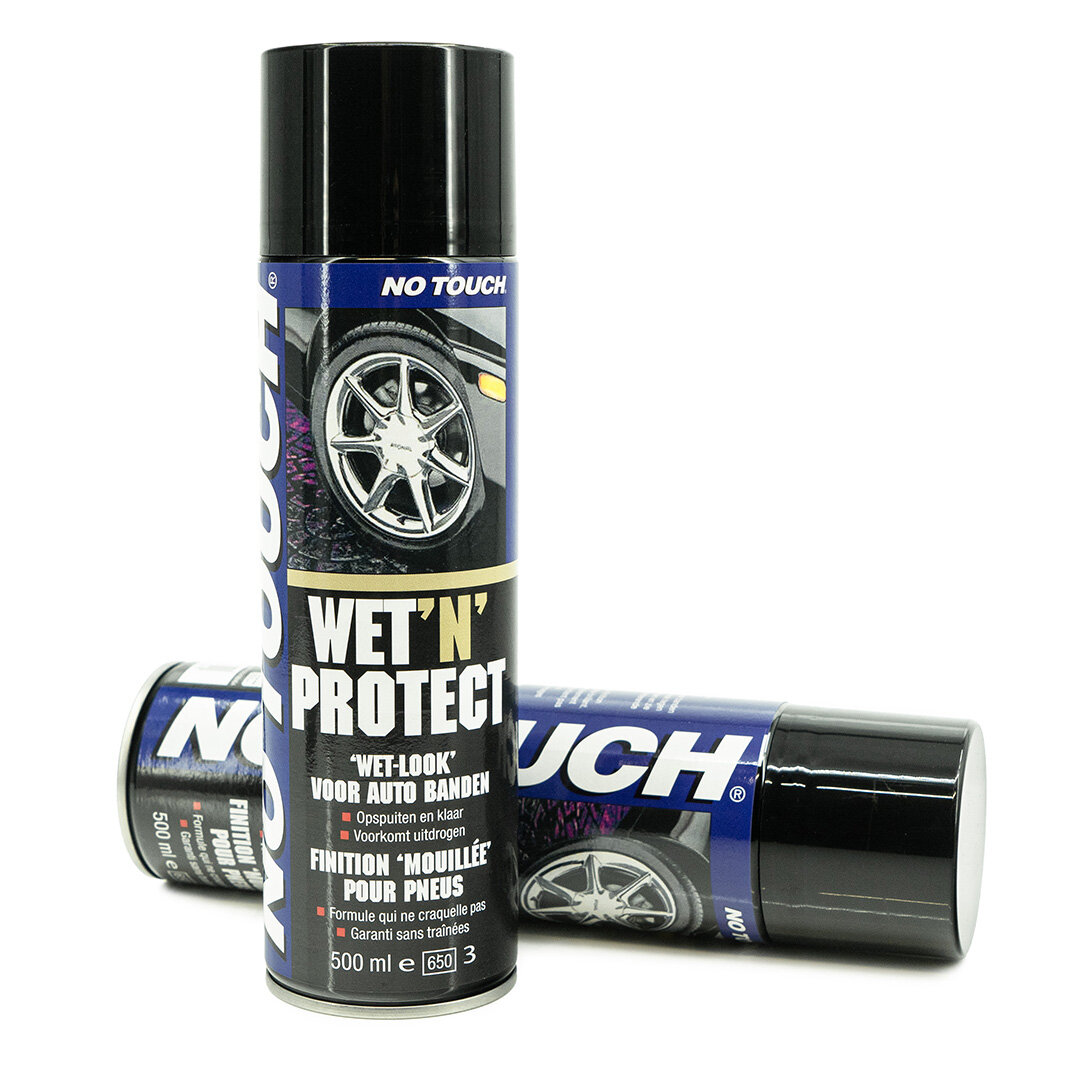 No Touch Tire Dressing Wet 'n' Protect Wet Look Spray 500 ml