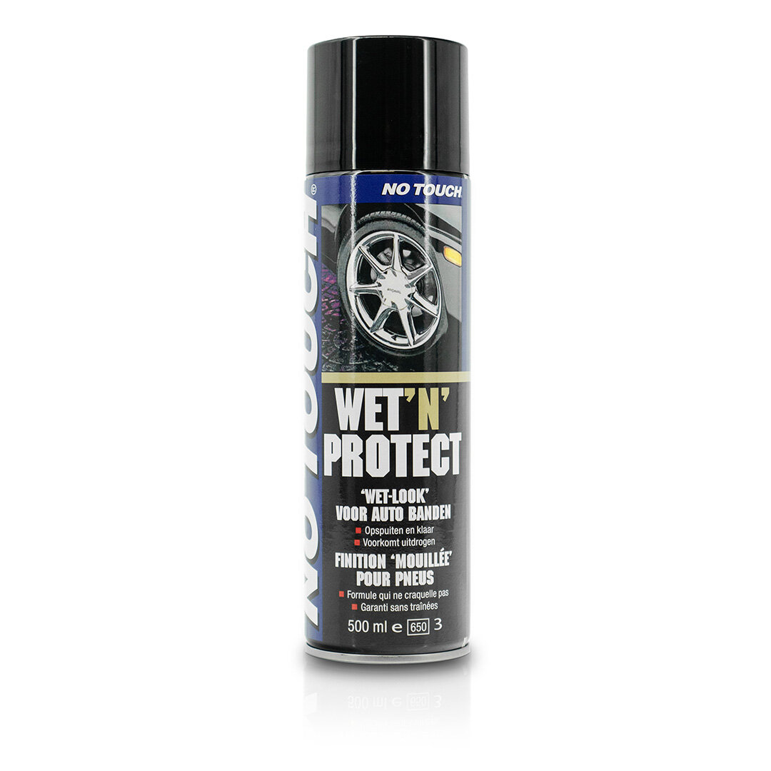 No Touch Tire Dressing Wet 'n' Protect Wet Look Spray 500 ml