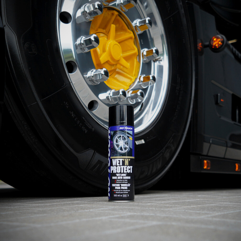 No Touch Tire Dressing Wet 'n' Protect Wet Look Spray 500 ml