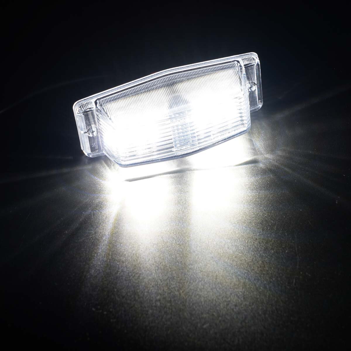 Omnius Oldskool LED Double brûleur Blanc brillant/Orange Commutable