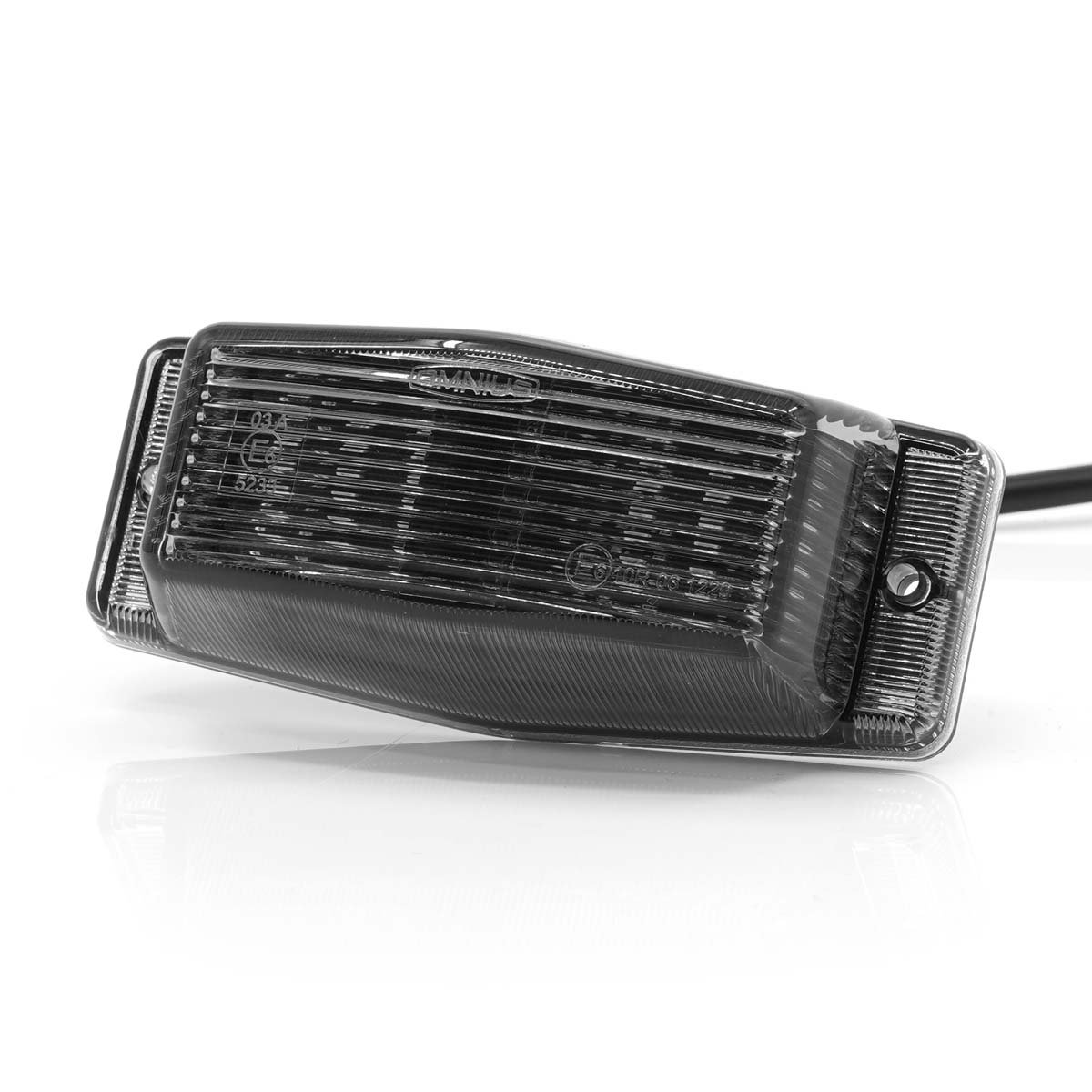 Omnius Oldskool LED Doppio Bruciatore Fumé Bianco/Arancione Commutabile