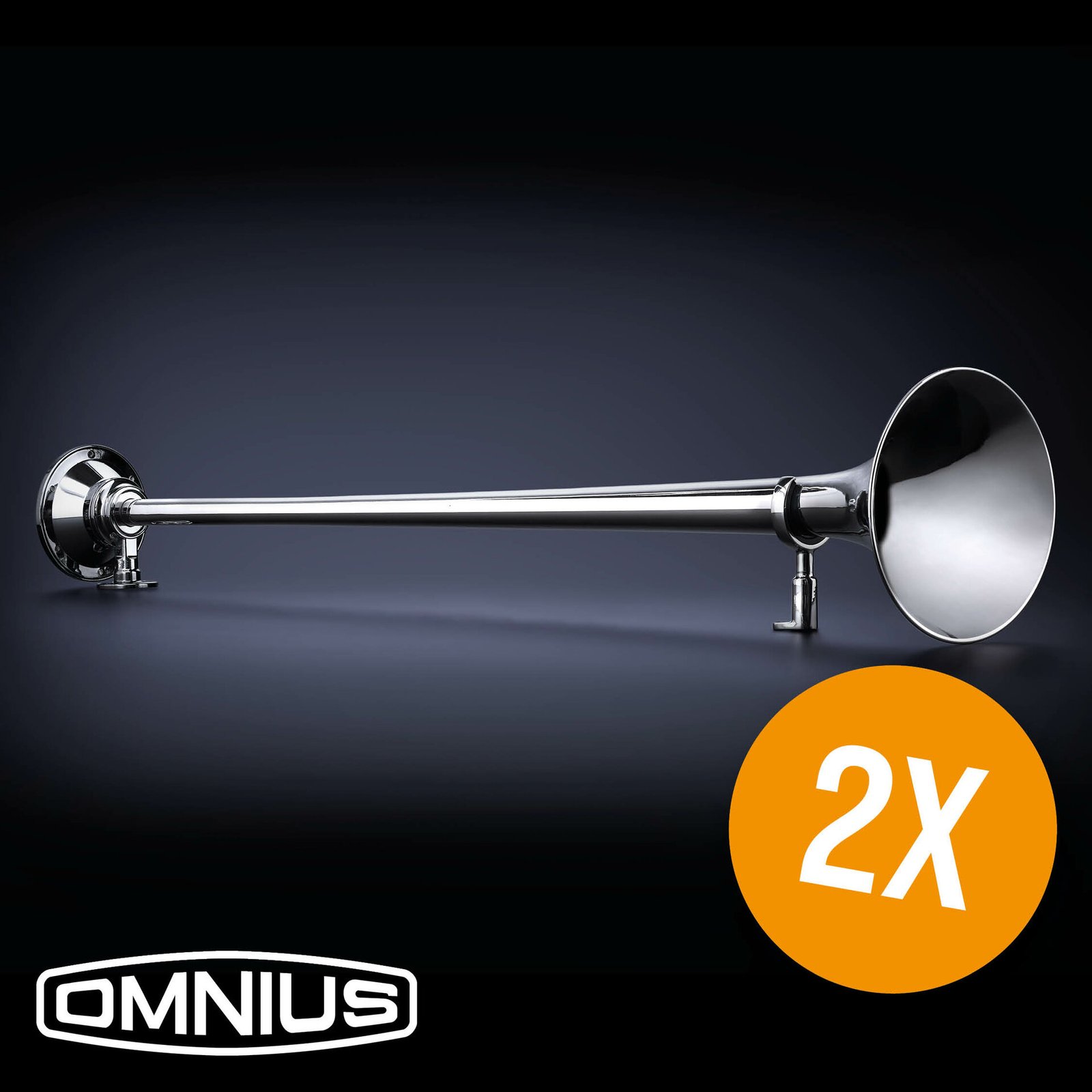 2x Omnius coltrane 950 – klaxon à air mono-ton + kit d’entretien luhmi