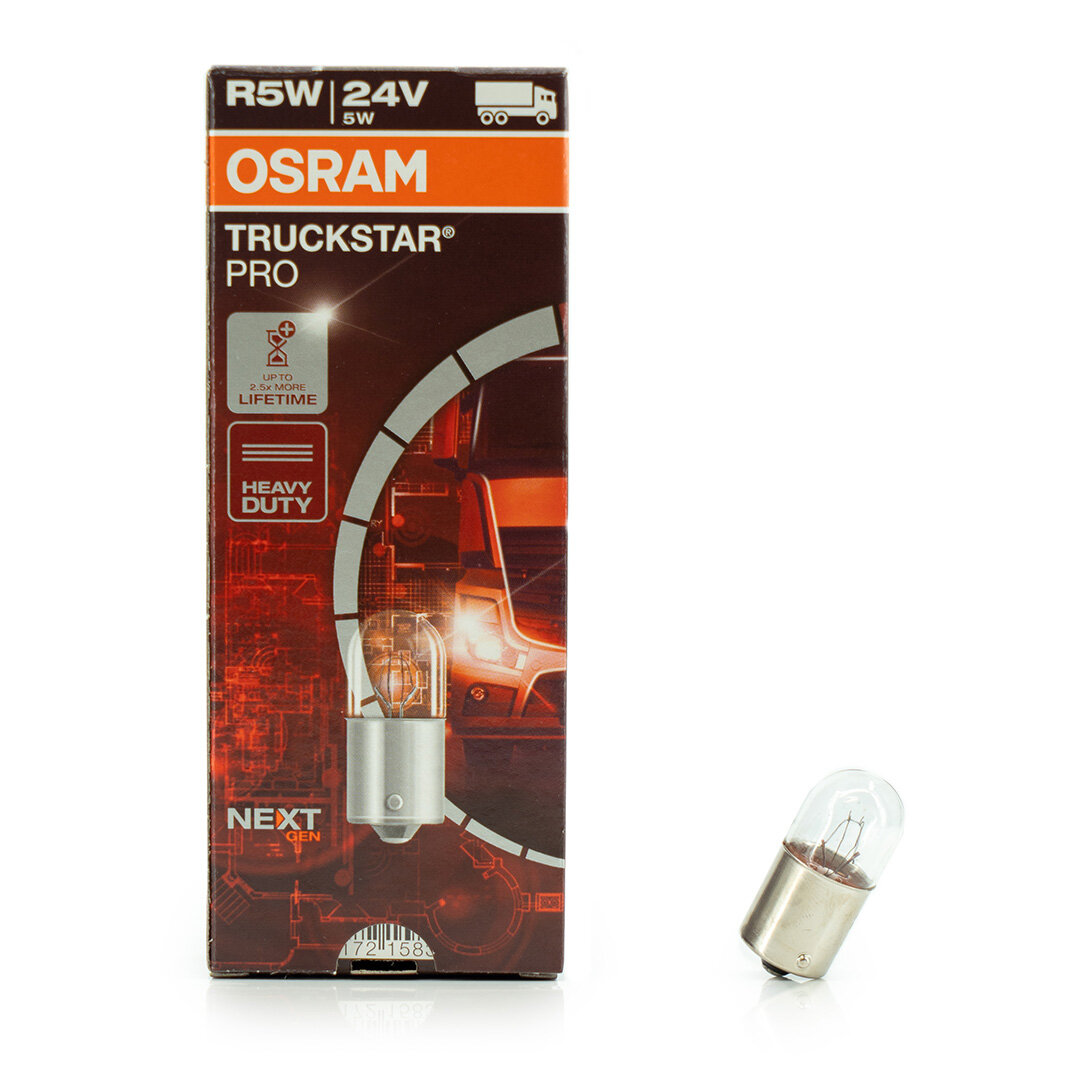 Osram Truckstar Pro R5W 24V 5627TSP 10 Pièces