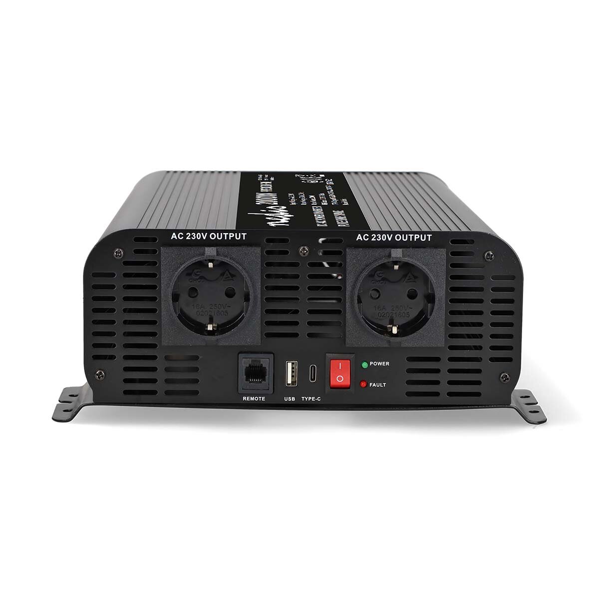 Onduleur à onde sinusoïdale pure Nedis 24V 2000W Puissance de crête 4000W