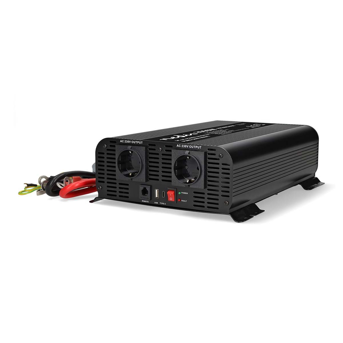 Onduleur à onde sinusoïdale pure Nedis 24V 2000W Puissance de crête 4000W