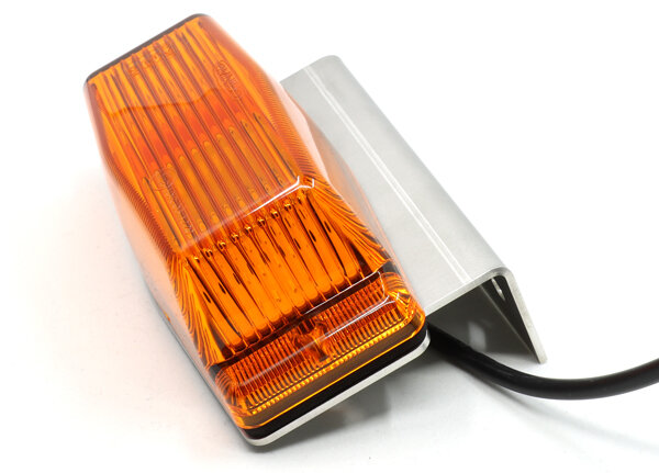 Telaio di montaggio luce laterale – doppio LED – acciaio inox