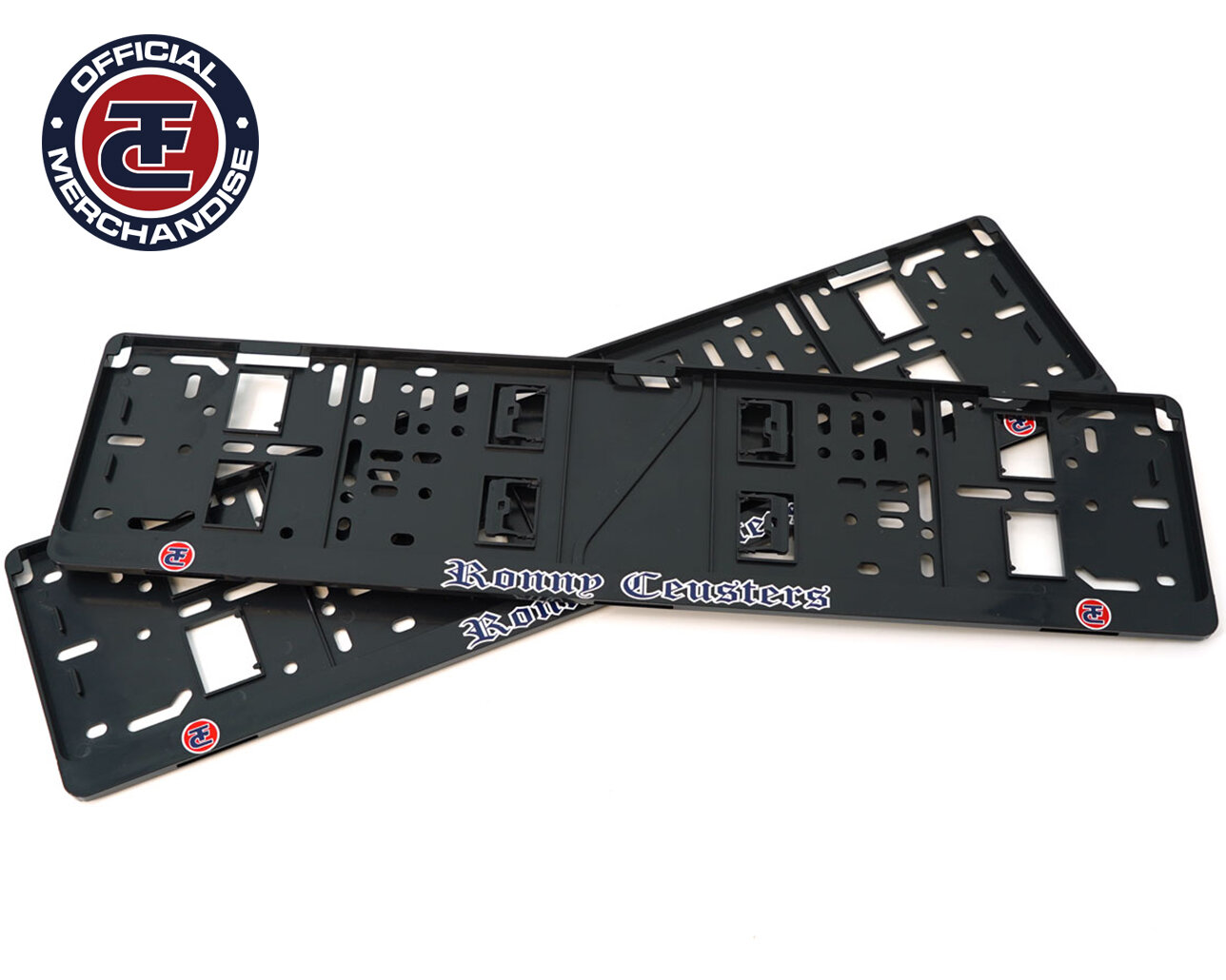 Support de Plaque d'Immatriculation Ronny Ceusters Plastique ABS 520x110 mm