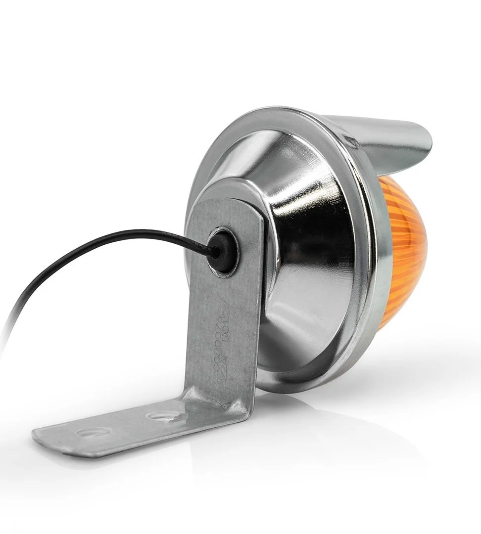 RSLO Oldskool Orange Style de Fenêtre Léger Pour Camions 12V/24V Avec Pare-soleil Intégré