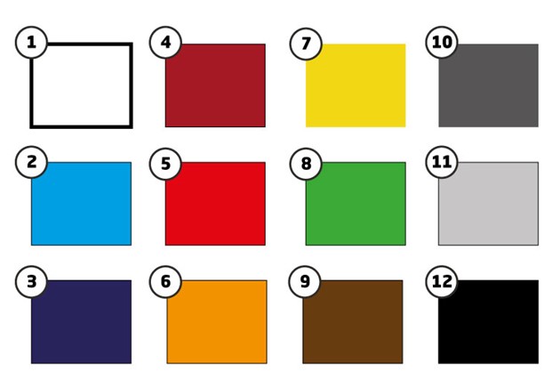 Autocollants Bavettes grand format (250 x 25 cm) personnalisés